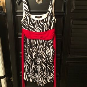 JFW zebra print dress